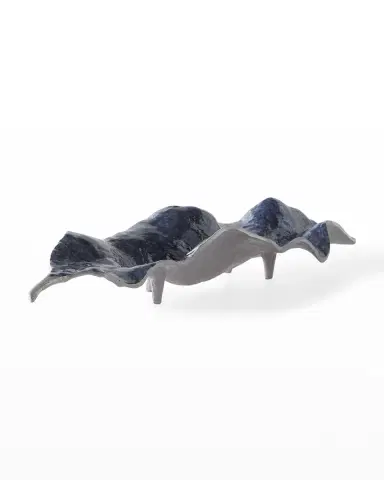 John-Richard Collection Blue River Leaf Tray | Thumbnail 3