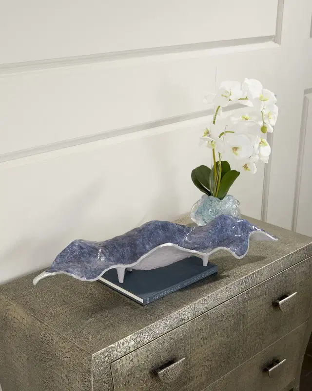 John-Richard Collection Blue River Leaf Tray