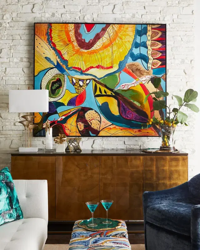 John-Richard Collection "Under Water" Giclee Art on Canvas By Amy Reshefsky