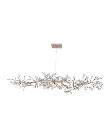 John-Richard Collection Kotta Fourteen-Light Cut-Crystal Oblong Chandelier | Thumbnail 1
