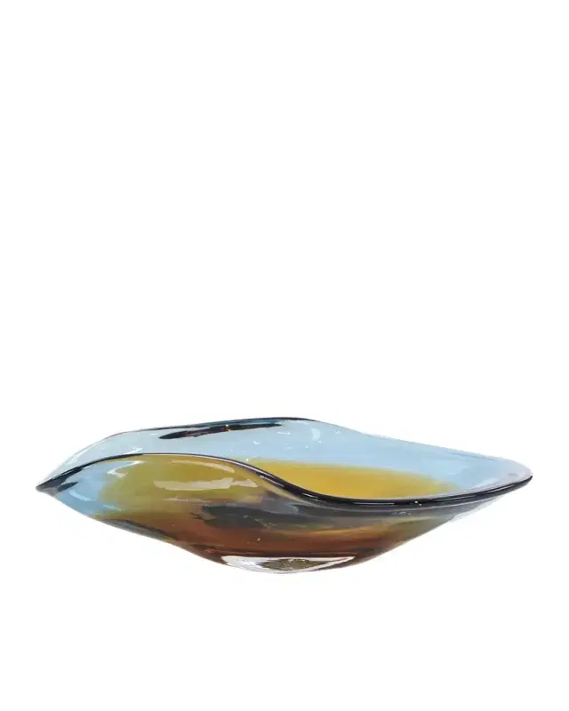John-Richard Collection Handblown Curved Bowl
