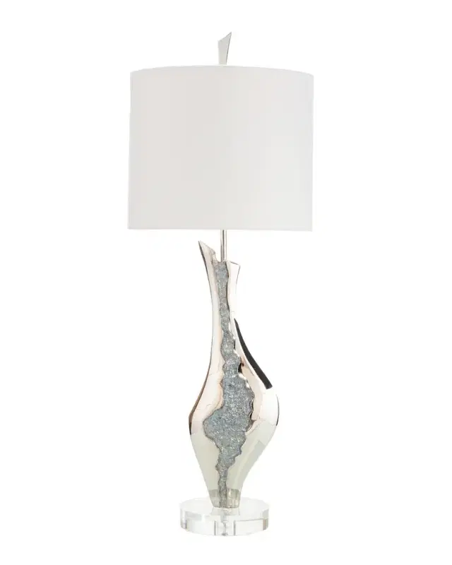 John-Richard Collection Glass Geode Table Lamp