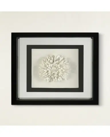 John-Richard Collection "Black & White Porcelain Flower III" Wall Art | Thumbnail 2