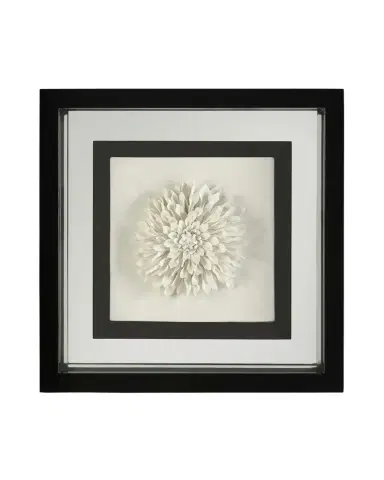 John-Richard Collection "Black & White Porcelain Flower III" Wall Art | Thumbnail 1