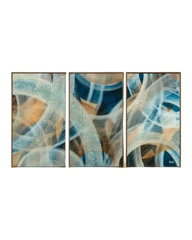John-Richard Collection "Keep On Spinning Triptych" Giclee