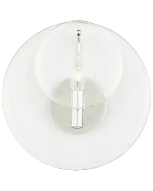 Visual Comfort Signature Loire Clear Striped Sconce by Aerin