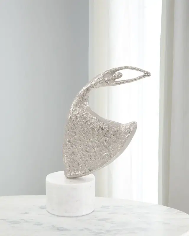 John-Richard Collection Windswept Waltz Sculpture on Marble III
