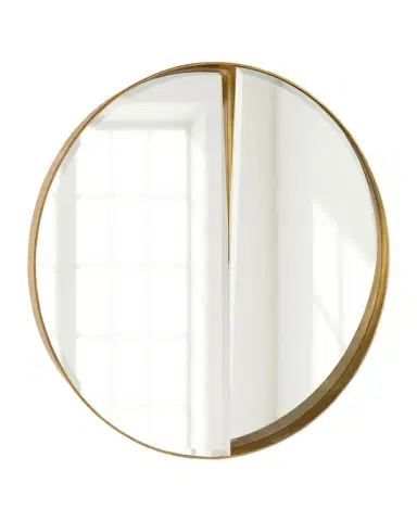 John-Richard Collection Deviare 60" Round Wall Mirror | Thumbnail 1
