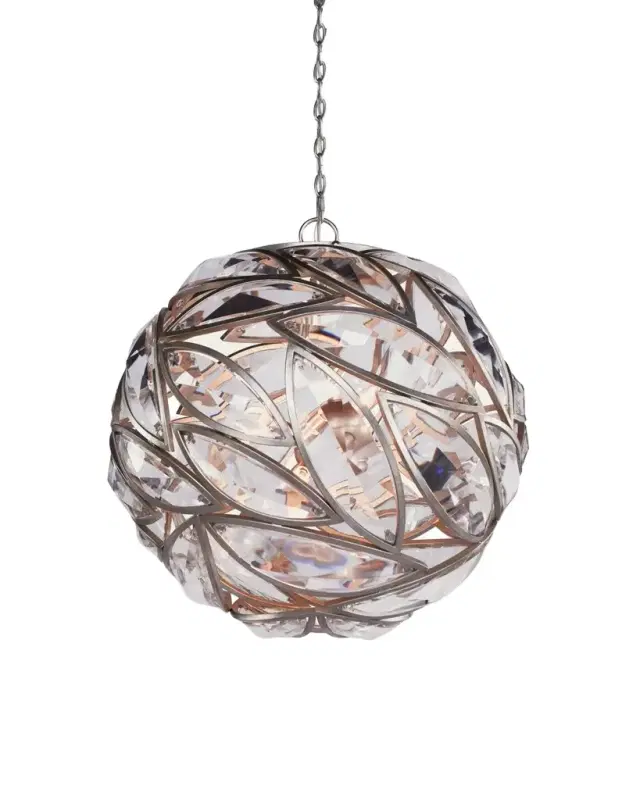 John-Richard Collection Petaline 26" 6-Light Sphere Chandelier