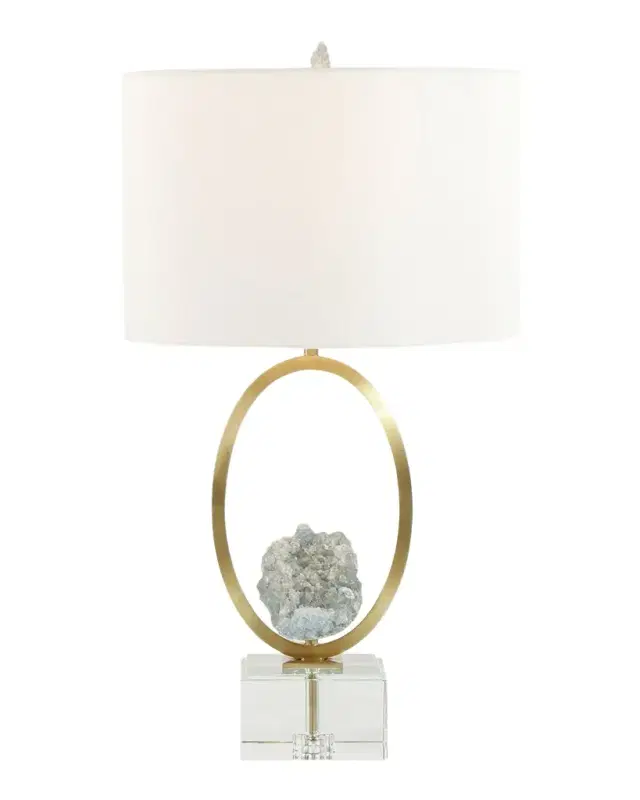 John-Richard Collection Crystal Geode 28" Table Lamp