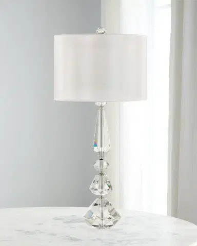 John-Richard Collection Balustered 26" Crystal Table Lamp | Thumbnail 1 John-Richard Collection Balustered 26" Crystal Table Lamp | Thumbnail 1