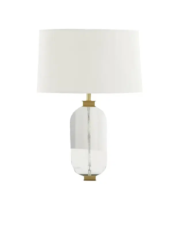 John-Richard Collection Sculpted Crystal 27" Table Lamp