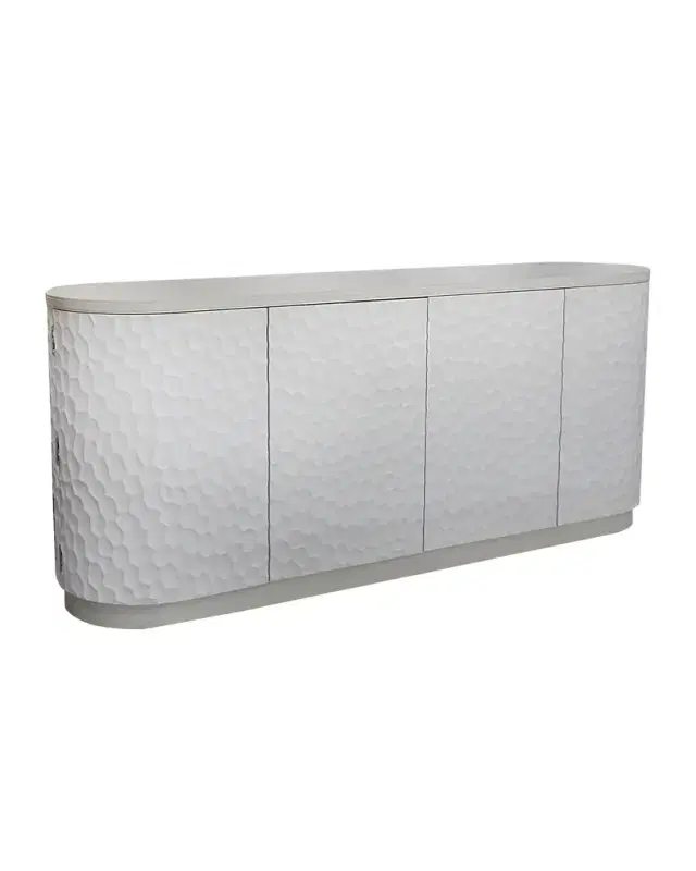 John-Richard Collection Branca Four-Door Credenza