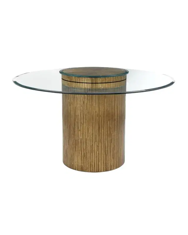 John-Richard Collection Stria Dining Table, 54"