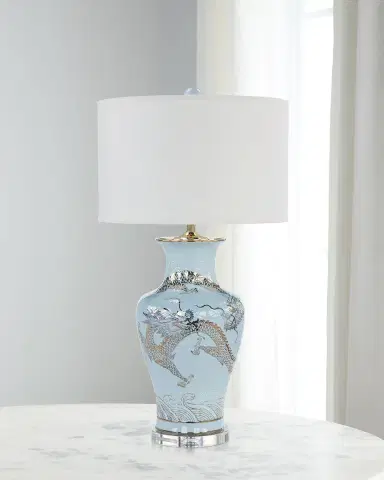 John-Richard Collection Dueling Dragons 32" Table Lamp | Thumbnail 2 John-Richard Collection Dueling Dragons 32" Table Lamp | Thumbnail 2