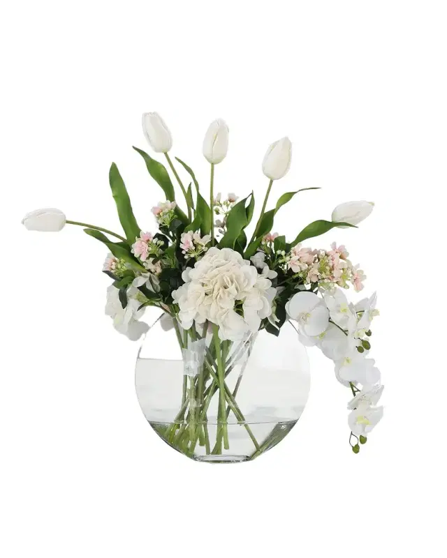 John-Richard Collection Springtime Blush 26" Faux Floral Arrangement