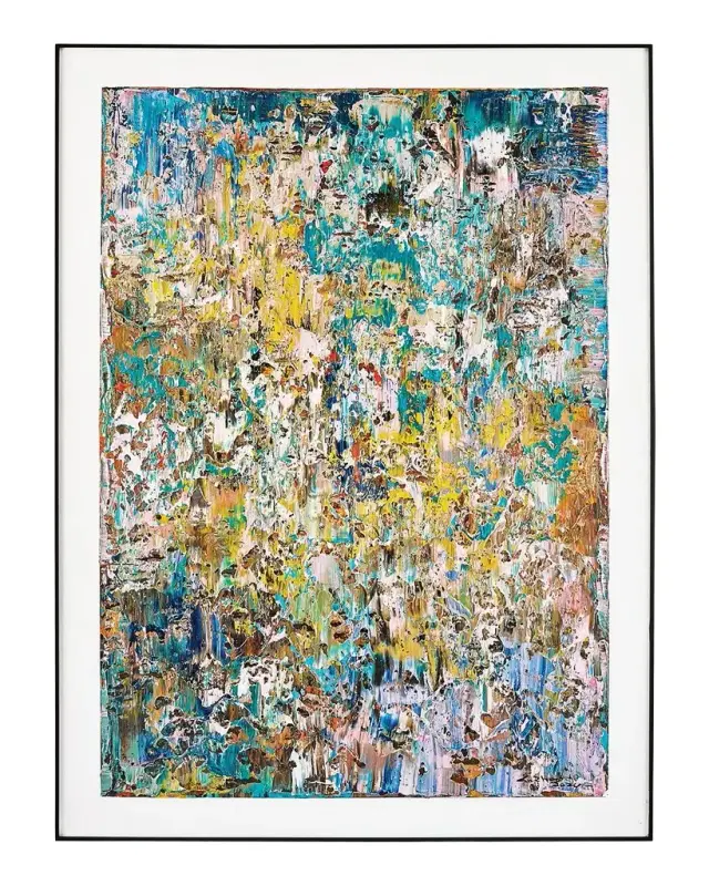 John-Richard Collection "Drenched in Color" Original Painting by LM Zhou