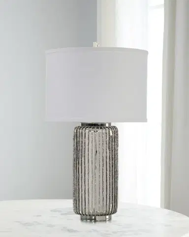 John-Richard Collection Crista Nickel Table Lamp | Thumbnail 2 John-Richard Collection Crista Nickel Table Lamp | Thumbnail 2