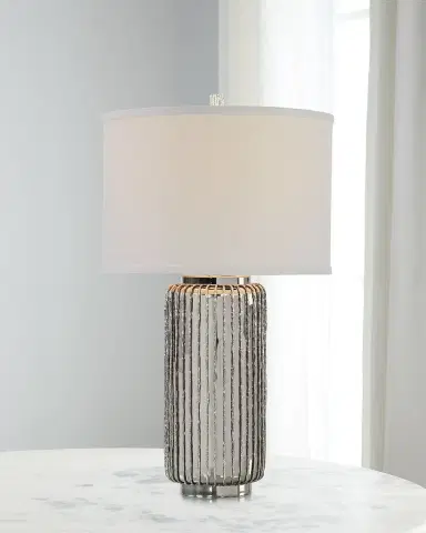 John-Richard Collection Crista Nickel Table Lamp | Thumbnail 1 John-Richard Collection Crista Nickel Table Lamp | Thumbnail 1