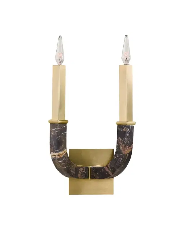 John-Richard Collection Hampton Court 2-Light Wall Sconce