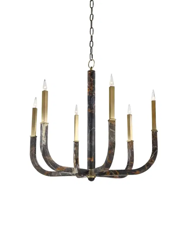 John-Richard Collection Hampton Court 37" Six-Light Chandelier
