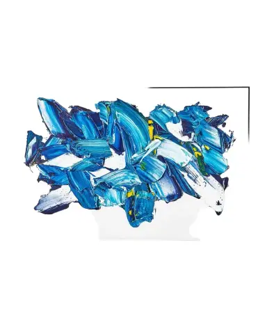 John-Richard Collection "Burst of Blue" Original Painting by LM Zhou | Thumbnail 1 John-Richard Collection "Burst of Blue" Original Painting by LM Zhou | Thumbnail 1