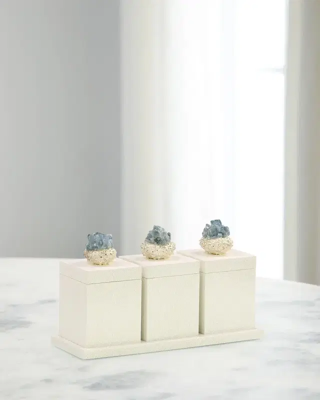 John-Richard Collection Crystalline Trio Boxes