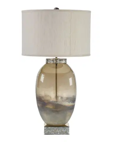 John-Richard Collection Solomon 32" Art Glass Table Lamp | Thumbnail 1