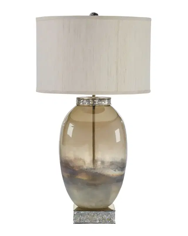 John-Richard Collection Solomon 32" Art Glass Table Lamp