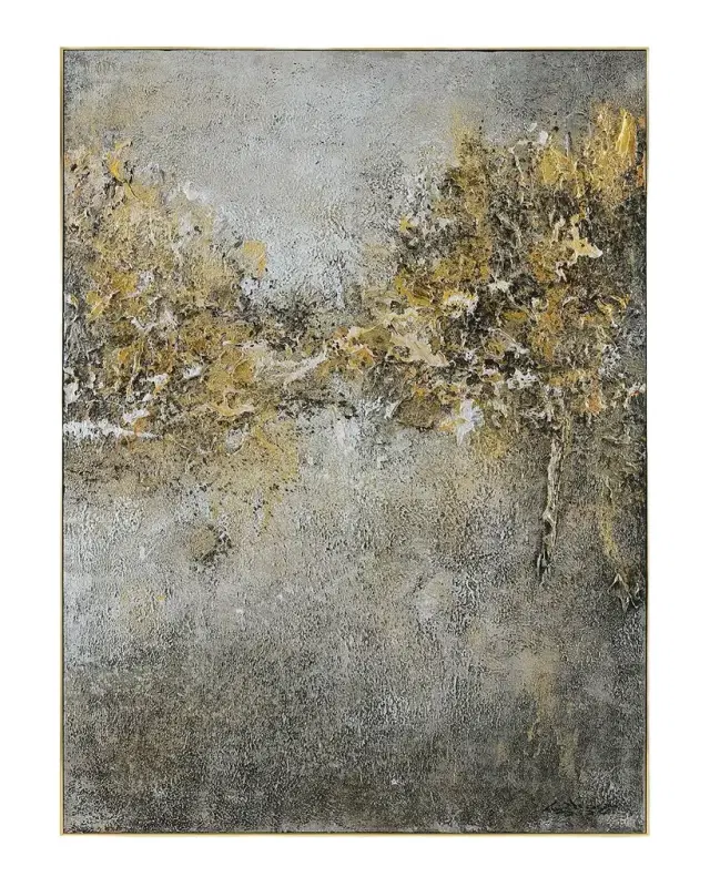 John-Richard Collection "Flickering Embers" Original Oil Painting on Canvas