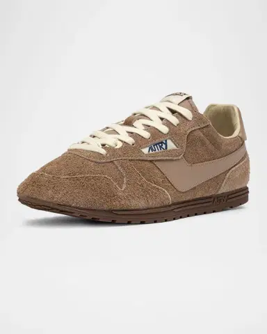 Autry Windspin Tonal Sneakers in Suede and Leather | Thumbnail 2 Autry Windspin Tonal Sneakers in Suede and Leather | Thumbnail 2