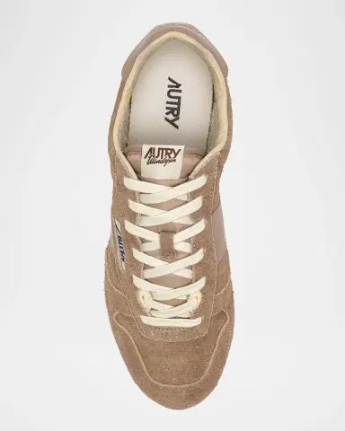 Autry Windspin Tonal Sneakers in Suede and Leather | Thumbnail 4 Autry Windspin Tonal Sneakers in Suede and Leather | Thumbnail 4