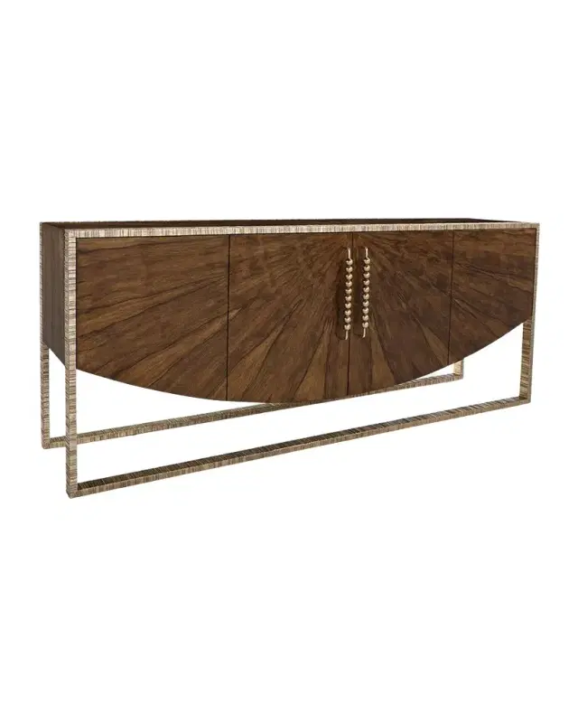 John-Richard Collection Korina 4-Door Credenza