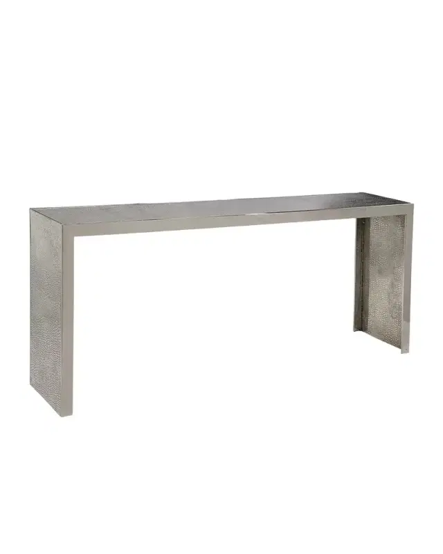 John-Richard Collection Silver Serpent Console Table, Small