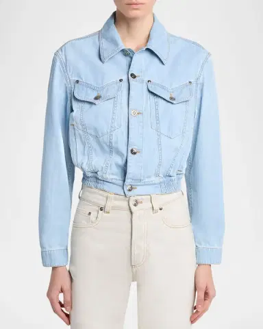 Versace Denim Blouson Jacket | Thumbnail 4 Versace Denim Blouson Jacket | Thumbnail 4