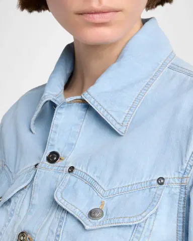 Versace Denim Blouson Jacket | Thumbnail 5 Versace Denim Blouson Jacket | Thumbnail 5