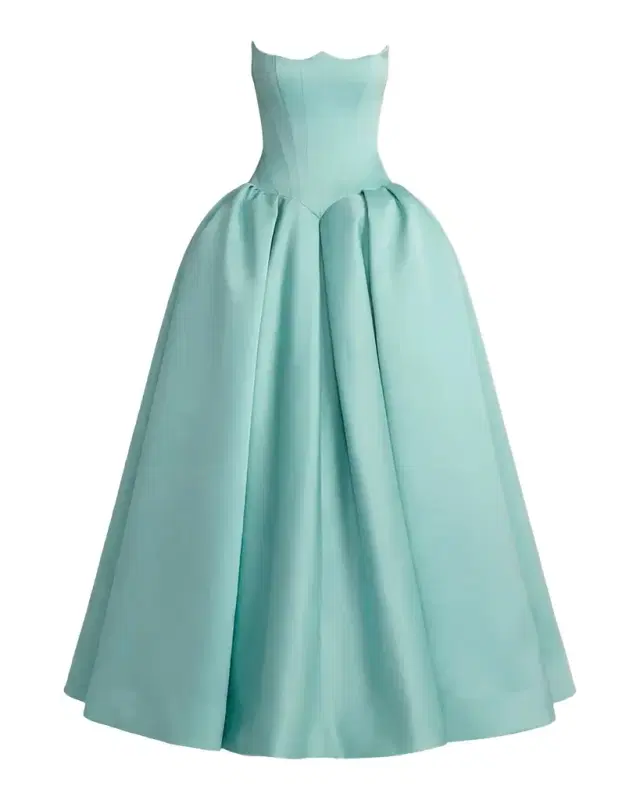 Mac Duggal Fit-and-Flare Strapless Gown