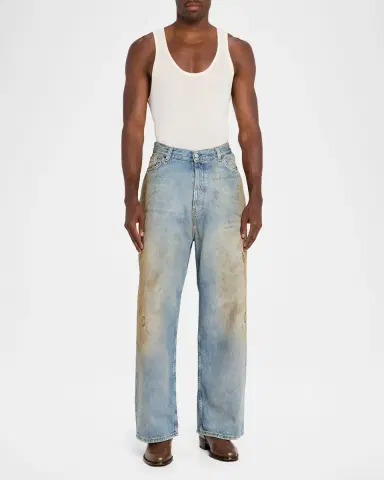 Acne Studios Men's 2023 U Penicil Dirty-Effect Jeans | Thumbnail 2 Acne Studios Men's 2023 U Penicil Dirty-Effect Jeans | Thumbnail 2