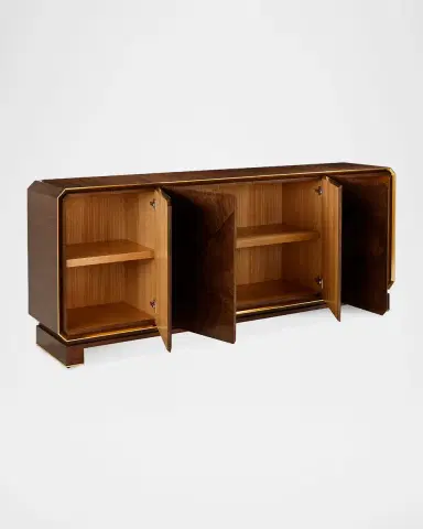 John-Richard Collection Rowan 4-Door Credenza | Thumbnail 2