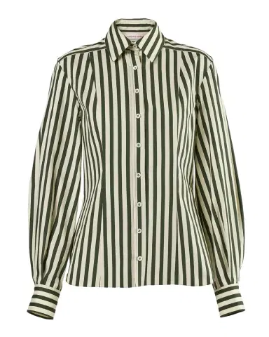 Carolina Herrera Isabella Striped Cotton Shirt | Thumbnail 1 Carolina Herrera Isabella Striped Cotton Shirt | Thumbnail 1