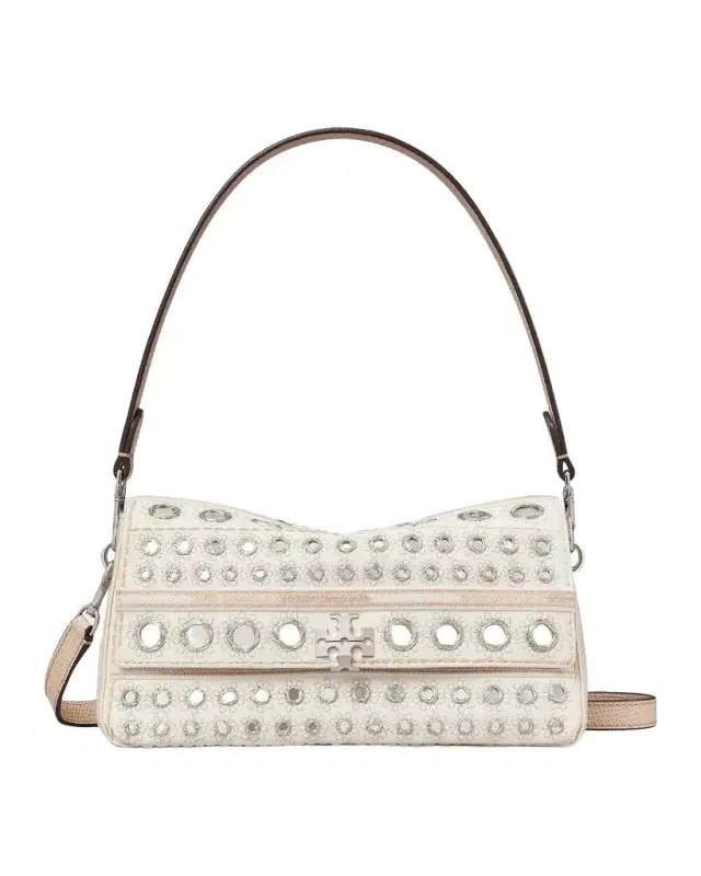 Tory Burch Charlie Small Embellished Shoulder Bag