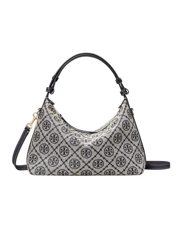 Tory Burch Mellow T Monogram Coated Canvas Shoulder Bag