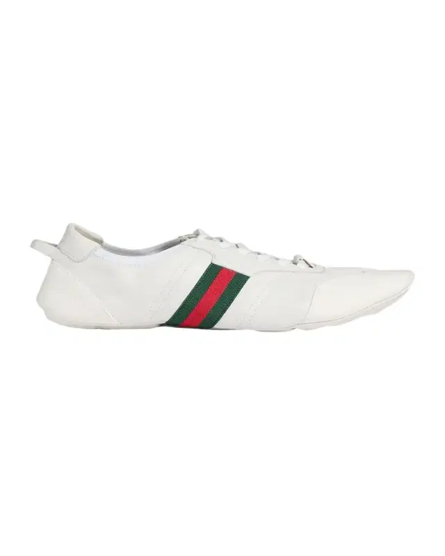 Gucci Men 's Flex Suede and Leather Web Low-Top Sneakers