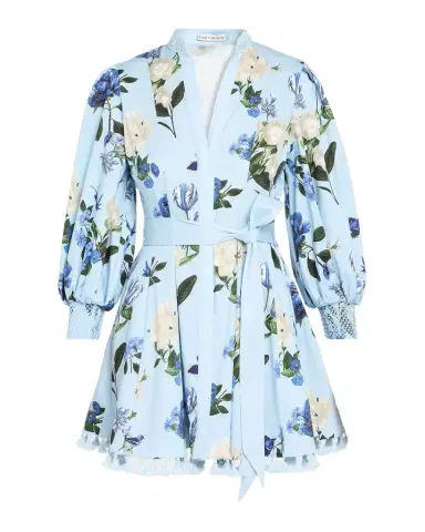 ALICE + OLIVIA Lucy Belted Mini Shirtdress | Thumbnail 1