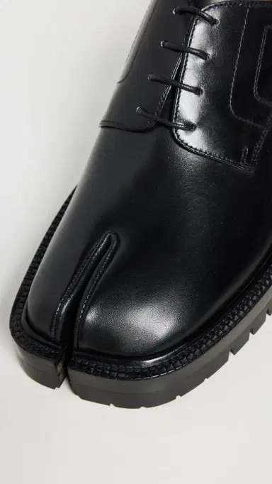 Maison Margiela Tabi County Lace-Up Shoes Black | Thumbnail 5