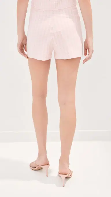LE BOP Gingham Knit horts Ballet Pink | Thumbnail 3 LE BOP Gingham Knit horts Ballet Pink | Thumbnail 3