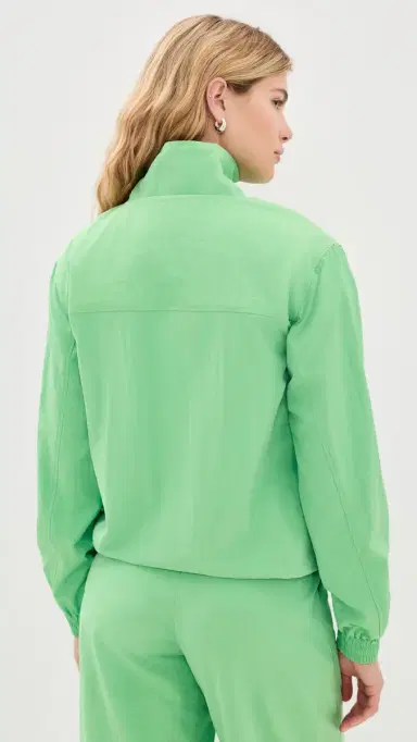 Aligne Rain Half Zip Jacket Green | Thumbnail 3