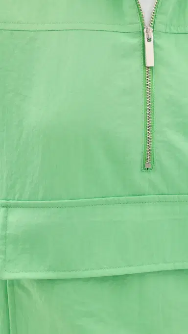 Aligne Rain Half Zip Jacket Green | Thumbnail 6