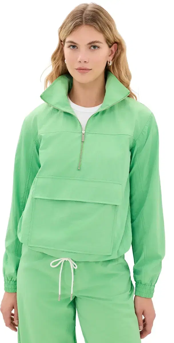 ALIGNE Rain Half Zip Jacket Green