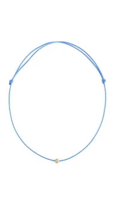Dévé Mini Brise Soleil Necklace Blue One Size | Thumbnail 5
